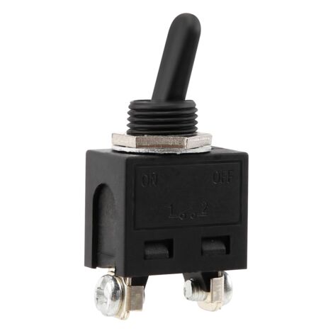 5 X Mini Interruttori A Levetta On/Off SPDT 3A 250V - Foro Pannello 6mm