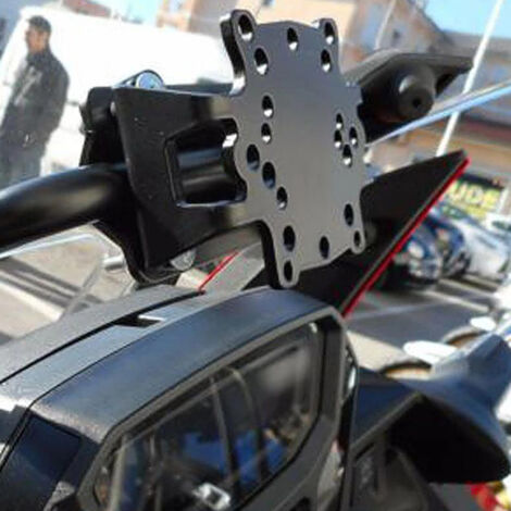 Kt COMPLETO Supporto Navgatore per moto con Barra Traversno sotto