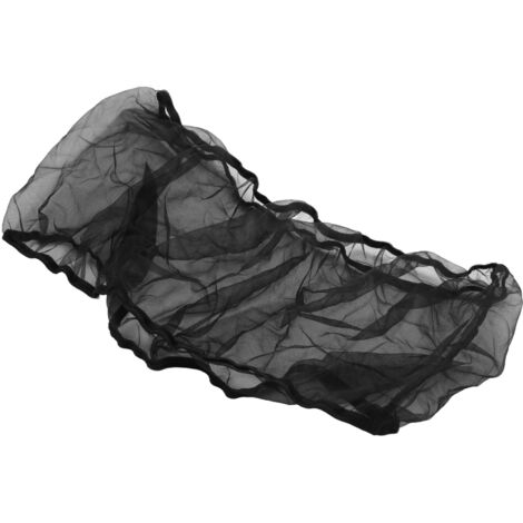 Rete Raccolta Semi Per Gabbie Uccelli - Elastica, Lavabile, Taglia Grande (Blu, 41x32 Cm, Estensione 71 Cm)