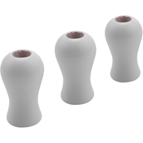 12 Nappe In Legno Marrone Per Tende Con Pomello A Sfera - Perfette Per Personalizzare Le Tue Finestre - 3