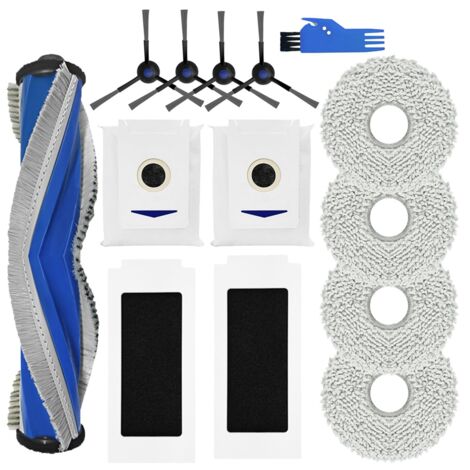 Gdfnmogo Parti di ricambio per aspirapolvere robot AONUS S8 - Spazzola a rullo, spazzole laterali, per filtro HEPA e kit di strumenti di pulizia | Compatibile con Aonu
