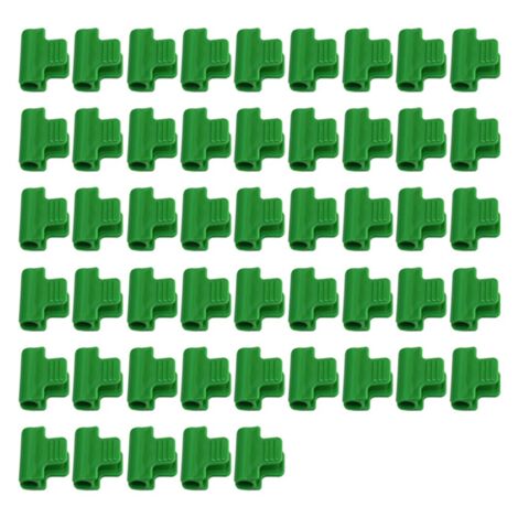 20 Morsetti Per Serra 2,5 Cm, Clip Per Tubi Da Giardinaggio In ABS E PC, Fissaggio Per Telo Protettivo E Reti Ombreggianti (Bianco)