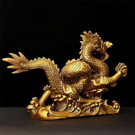 Posacenere A Forma Di Drago Cool Dragon - Oro, In Poliresina, Decorazione Casa Originale E Regalo Simpatico