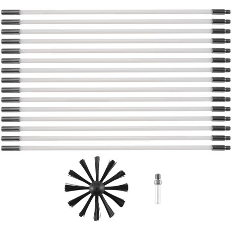 3pcs Spazzole per La Pulizia Set,per Pulizia a anico Lungo Set di