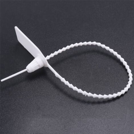 100 Pezzi Fascette Plastica, Tag, Sigilli Di Sicurezza, Tag Tamper di Sicurezza, Etichette di