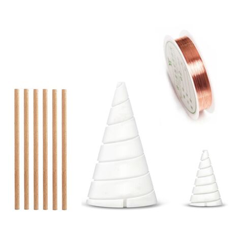 10 Paletti Per Elettrocoltura In Rame E Legno, 30,5 Cm, Antenne Da Giardinaggio Per Orto E Frutta