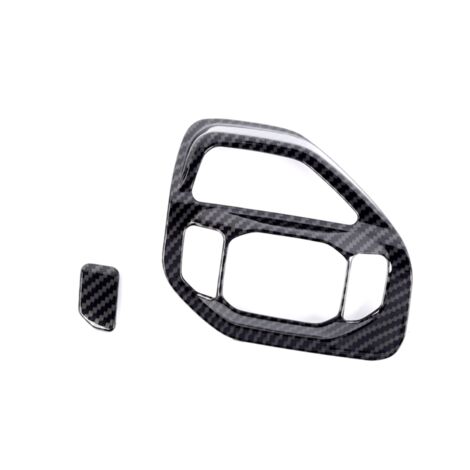 PER DODGE RAM 1500 TRX 2019-2024 Console Centrale In Fibra Di Carbonio - Foto 2