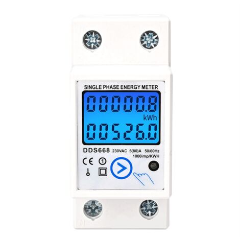 6 in1 Din Rail AC Monor tensione corrente fattore di potenza attivo 6 in1 Din Rail AC Monor tensione corrente fattore di potenza attivo