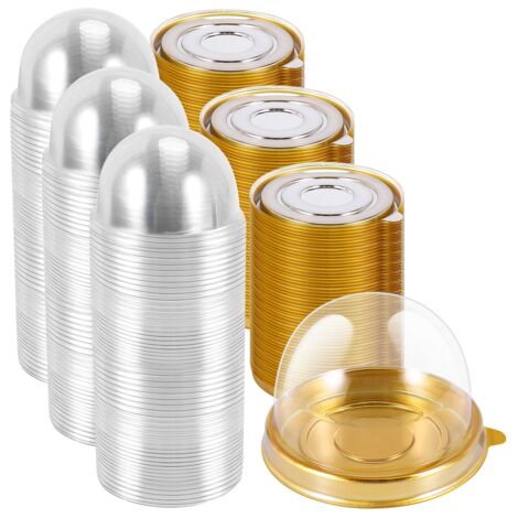 Mini Contenitore Per Cupcake In Plastica Trasparente Da 50 Pezzi Scatole Dolcetti Con Imballaggio Individuale Coperchi A Cupola Muffin Macaron 88058134
