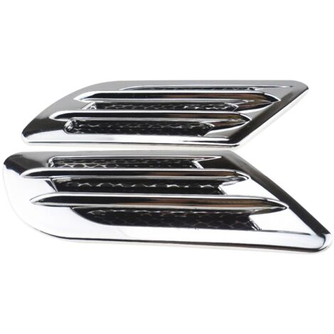 Adhesivi 1 Paio Per Decorazione Presa Aria Per Cofano Auto, Copertura Presa Aria Laterale Auto Decorazione