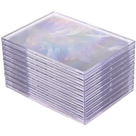 Toploader con bordo colorato da 3 x 4 (25ct) per carte collezionabili standard