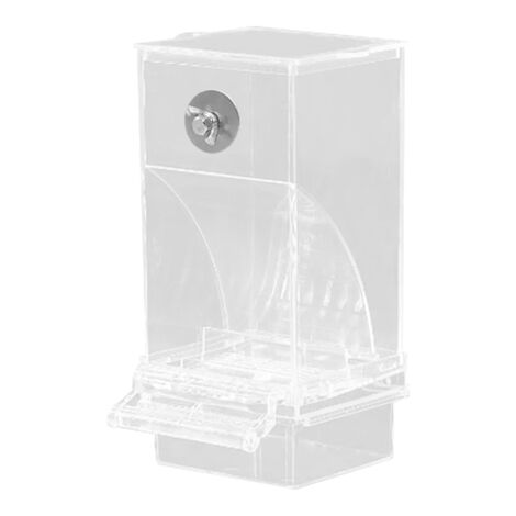 vidaXL Mangiatoie per Uccelli da Finestra 2 pz in Acrilico 30x12x15 cm