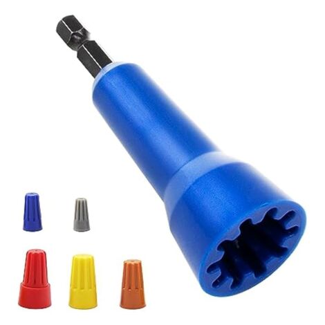 Atyhao Set Porta Prese Per Cassetta Attrezzi – 3 Pezzi (1/4, 3/8, 1/2 Pollice) – Blu – Organizzatore In Plastica Resistente Con Clip – Lunghezza 35,2 Cm - 4