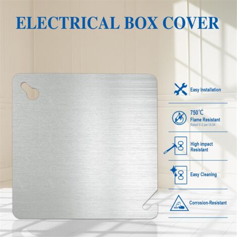 Custodia in fibra di vetro NEMA, scatola elettrica in fibra di vetro NEMA 4X 16 x 16 x 8'', IP66 impermeabile e antipolvere, scatola di giunzione elettrica per esterni/interni 40 x 40 x 20 cm