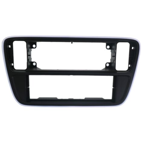 Maschera Di Installazione 1 DIN Per Autoradio | Cornice Fissa Per Stereo Auto, Colore Nero