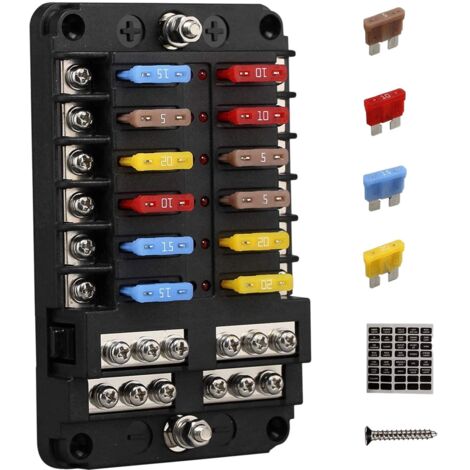2 pezzi Portafusibili audio 250A 48V Sistema video stereo Blocco fusibile ANL per camper, yacht 2 pezzi Portafusibili audio 250A 48V Sistema video stereo Blocco fusibile ANL per camper, yacht