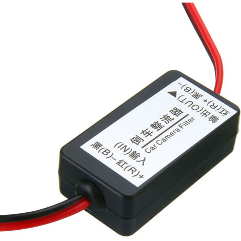 Filtro Condensatore relè di Raddrizzatore Telecamera di Backup 12V per Retrovisione Anti-interferenza Applicabile Alle Serie di Auto Tedesche