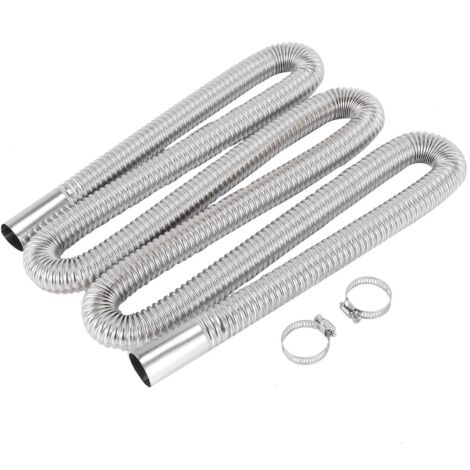 TUBO DI SCARICO CACCIATA DIRITTO PER WC h.60cm. - d.50 X 40mm