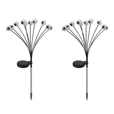 Confezione da 2 luci solari per esterni, luci decorative solari in filo