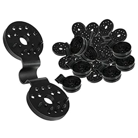 Jaronx 16 Clip Per Parasole Tesla - Compatibili Con Model 3/Y/S/X/Cybertruck, In ABS+PC Nero, Fissaggio Sicuro Per Tetto Apribile - 2
