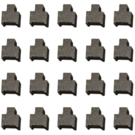 Spazzole Carbone Per Lavatrice Candy 49018683 92126721 | 2 Pezzi | MONTERAL | Dimensioni 5x13,5x30 Mm | Connettore AMP 4,8 Mm | Garanzia 10 Anni