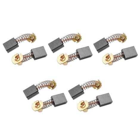 DEWIN Set 10 Spazzole Di Carbone Per Generatore | Compatibile 4KW 5KW 7KW Modello GX390 | Ricambio Per Alternatore