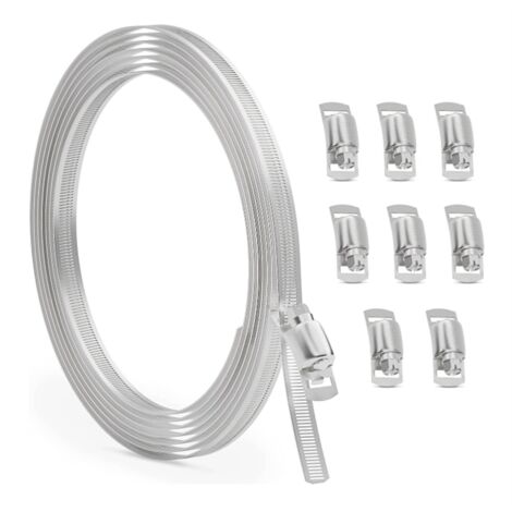 FASCETTA PER TUBI tudy pesante in ferro pentole acciaio inox tornio EUR