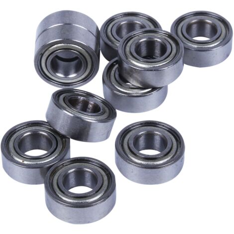 10 Cuscinetti A Sfere In Miniatura 624-ZZ 4x13x5 Mm Con Tenute Metalliche - Per Modellismo RC