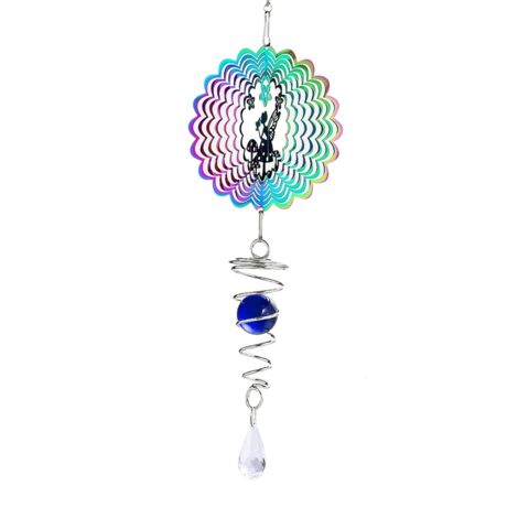 Campanelli Eolici Con Stelle, Luci A LED Che Cambiano Colore Carillon
