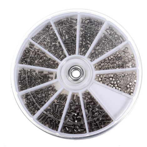 Set Di 36 Orecchini A Bottone In Acciaio Inox Nero UNICRAFTALE - 4 Stili (goccia, Rombo, Tondo)