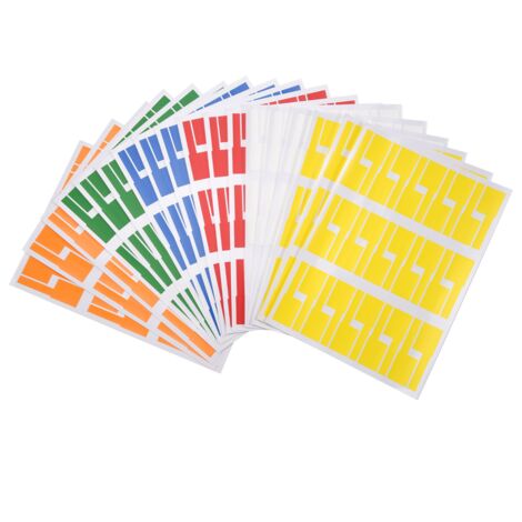 100 Etichette Per Cavi Con Fascette - Set Organizzazione Cablaggi
