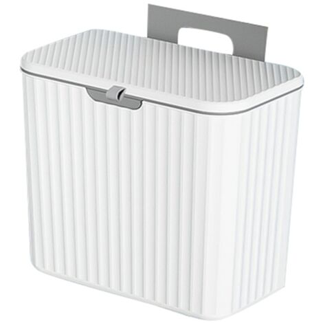 9L Pattumiera Sospesa da Cucina con Coperchio, Pattumiera Murale da Cucina, per Ante di Armadi, Guardaroba, Bagno | Leroy Merlin