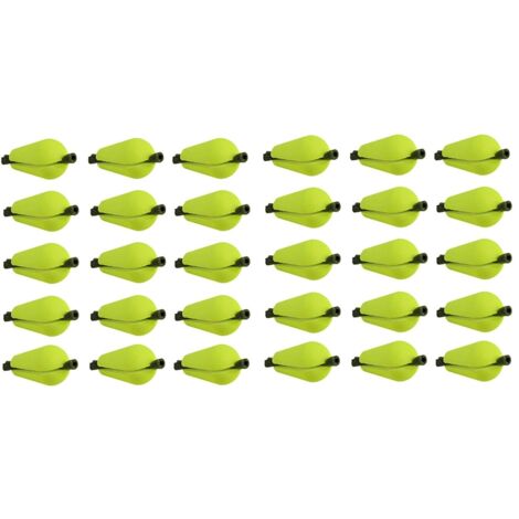 Beaupretty Set 100 Pezzi Copertura Protettiva per Amo da Pesca Gancio Triplo Spesso Giallo, Tappo AntiGraffio Leggero Compatibile Attrezzatura Pesca per Sicurezza e Conservazione Strumenti