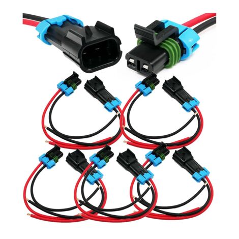 Confezione da 3 connettori Metri-Pack a 2 pin, 30 Amp, serie 280