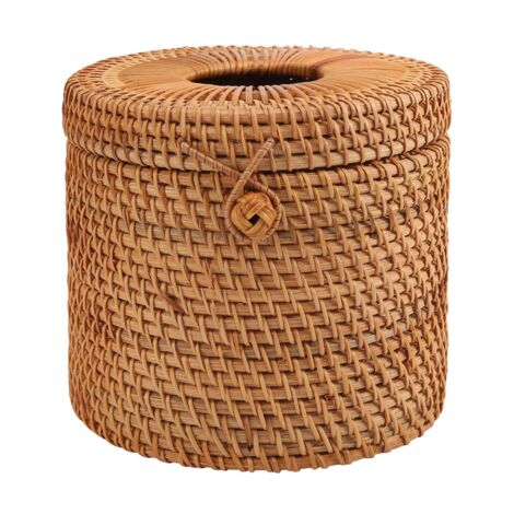 coperchio della scatola del tessuto Copertura della scatola del tessuto a strisce, scaffale decorativo rettangolare della scatola del tessuto della scatola del tessuto Toilette moderna, comò, comodino