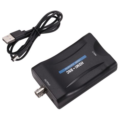 Adattatore PAL/NTSC Convertitore HDMI A BNC 5V - Trasmissione Video/Audio Full HD Per Sistemi Di
