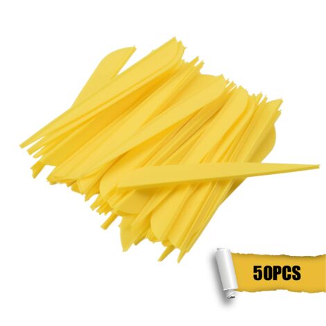 5X(Frecce Vanes 4 pollici di plastica Fletching per frecce DIY tiro