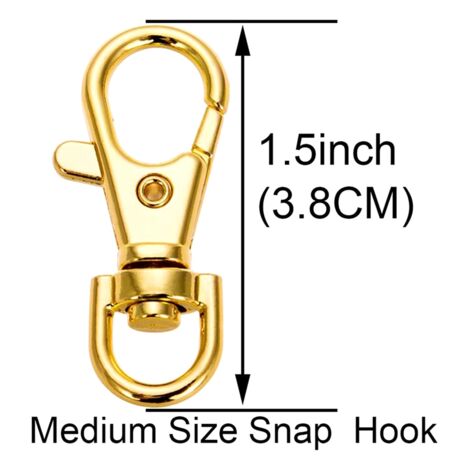 XUNXI Portachiavi, Fermagli per Aragosta Fai-da-Te Clip per Borsa Portachiavi Gancio Portachiavi Borsa Portafoglio Accessori Argento XUNXI Portachiavi, Fermagli per Aragosta Fai-da-Te Clip per Borsa Portachiavi Gancio Portachiavi Borsa Portafoglio Accessori Argento