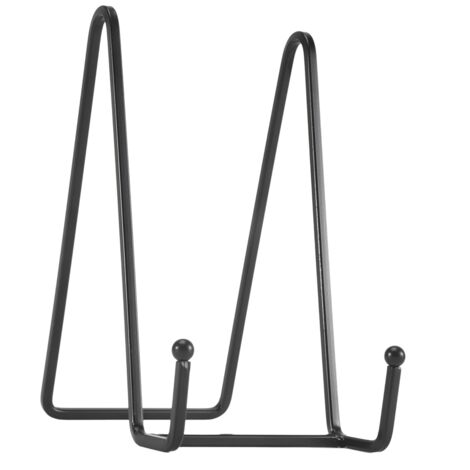 Supporti per piatti per display, 5 pezzi da 15,5 cm, supporto per telaio in metallo per libro, foto, piatto decorativo, foto e piatto, arte da tavolo