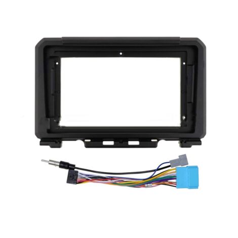 Audi Nero Doppio din Stereo CD Auto Radio Cruscotto Surround Adattatore