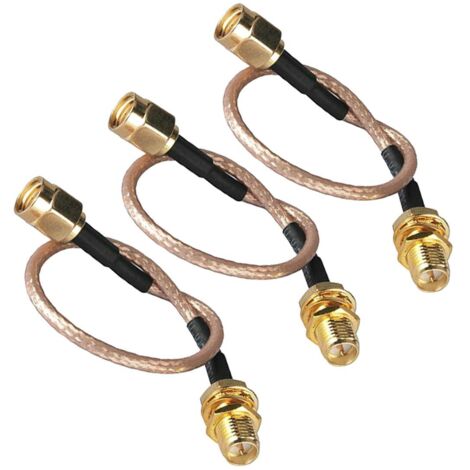 TUOLNK SO239 Connettore 10 pezzi PL259 Adattatore coassiale a crimpare