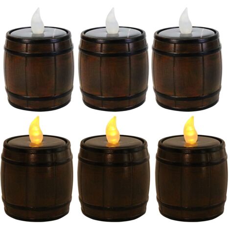 Confezione da 24 candele LED in acrilico con telecomando, candele