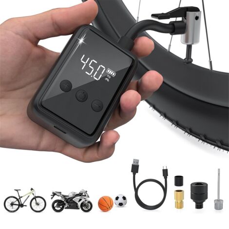 Pompa Aria Elettrica Portatile Morrent Per Bici E Auto - Batterie 150 PSI