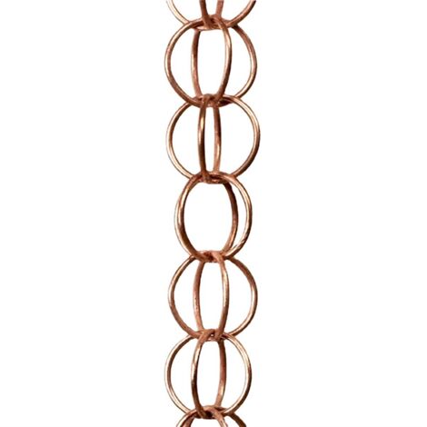 Catena Da Pioggia Per Grondaia 2.4m – Decorativa In Ferro Nero Opaco, Sistema Di Drenaggio Poetico Per Giardino E Terrazza