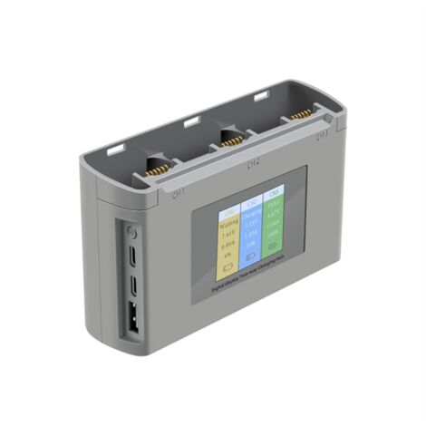 Hub Di Ricarica Rapida Per DJI Mini 3 Pro | Carica 2 Batterie In Ordine | Controllo Livello Batteria