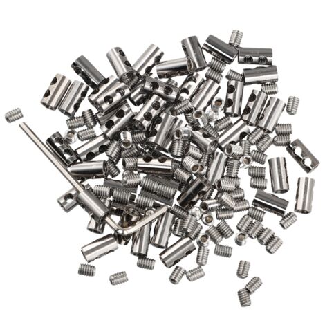 6 Kit Di Fissaggio Klemmfix Per Tende – 36 Pezzi Di Accessori Per Montaggio