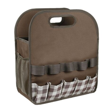 Borsa Porta Attrezzi Per Barbecue In Tessuto Oxford - Grande Capacità 82x35x17 Cm - Nera