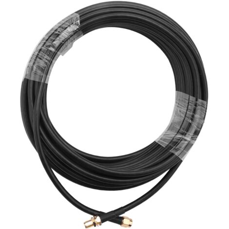 Delock 88408 – Cavo Antenna WLAN, IPEX Maschio A SMA Femmina, Lunghezza 50 Cm, Nero
