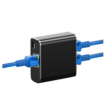 Wuedozue Adattatore Splitter Di Rete RJ45, Da 1 A 2 Doppia Femmina Da