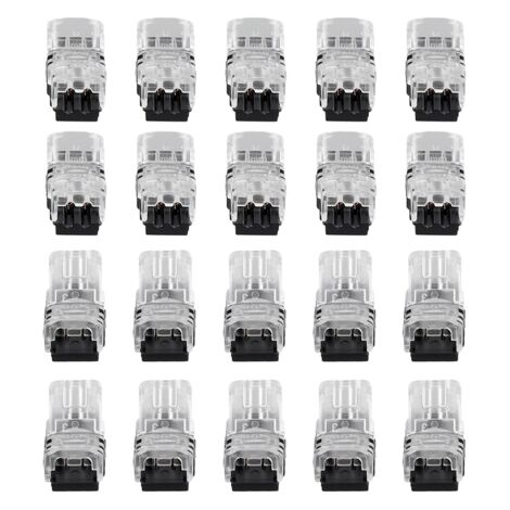 Connettori LED a 4 Pin Da 10 Mm per Strisce LED COB RGB Inclusi Connettori Trasp